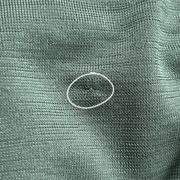 Lildy Womens Crochet Flare Sleeve Tunic Sz S/M Green Festival Bohemian Romantic - Picture 9 of 9